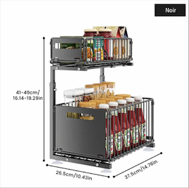 Organisateur sous évier